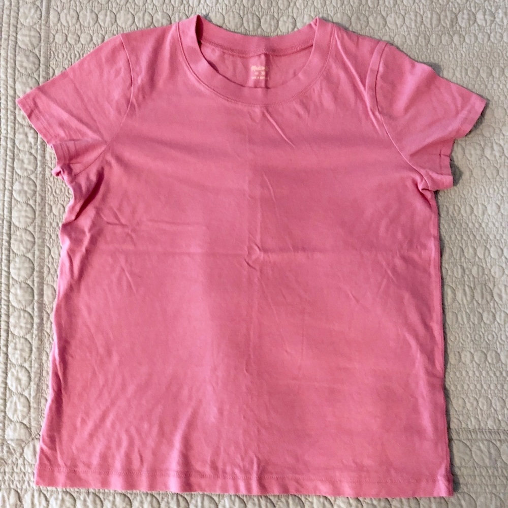 NWOT MADEWELL Baby Pink T-shirt